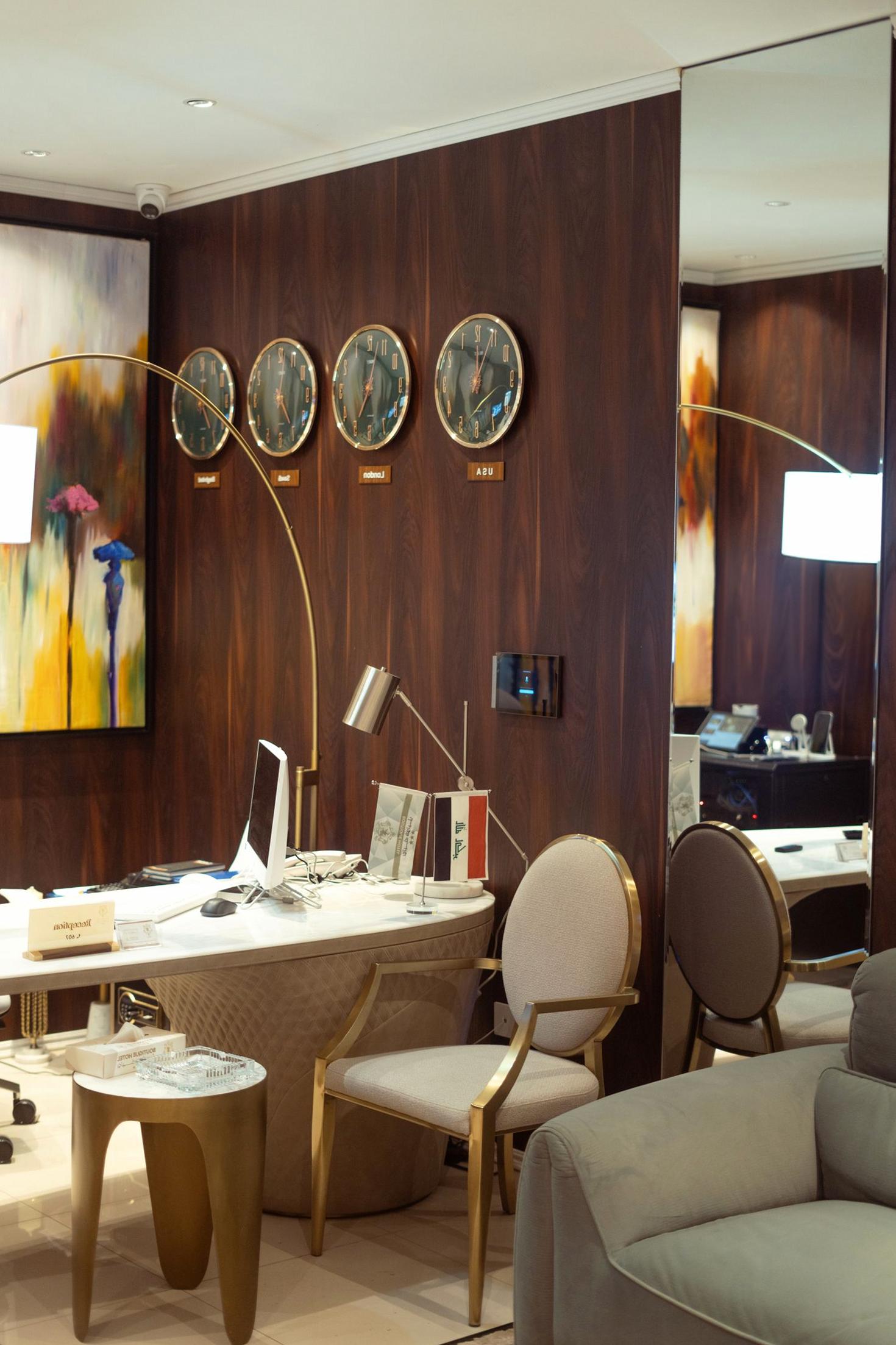 The Grand Alcazar Hotel reception and office area