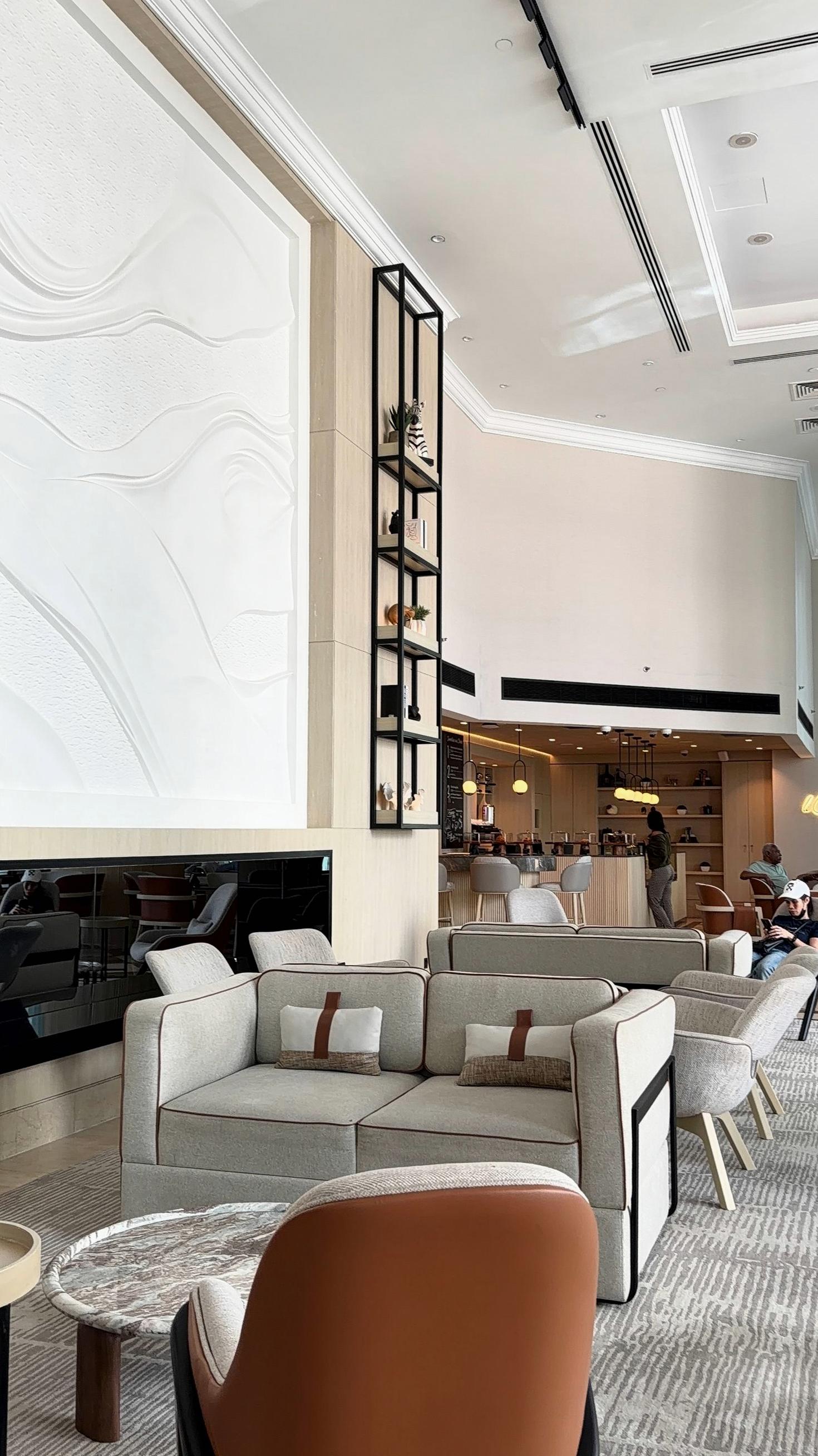 Elegant guest lounge at The Grand Alcazar