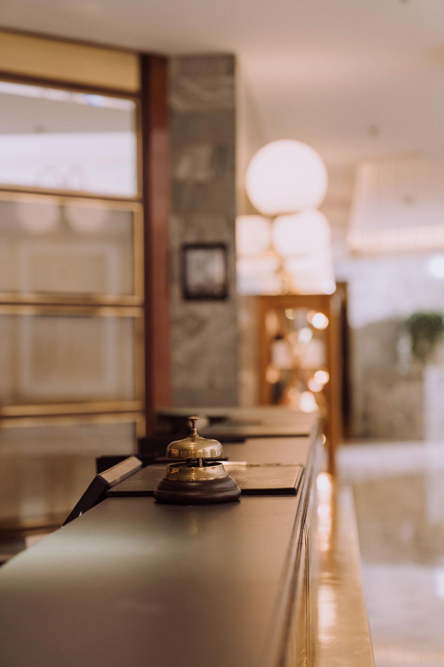 Classic hotel reception bell